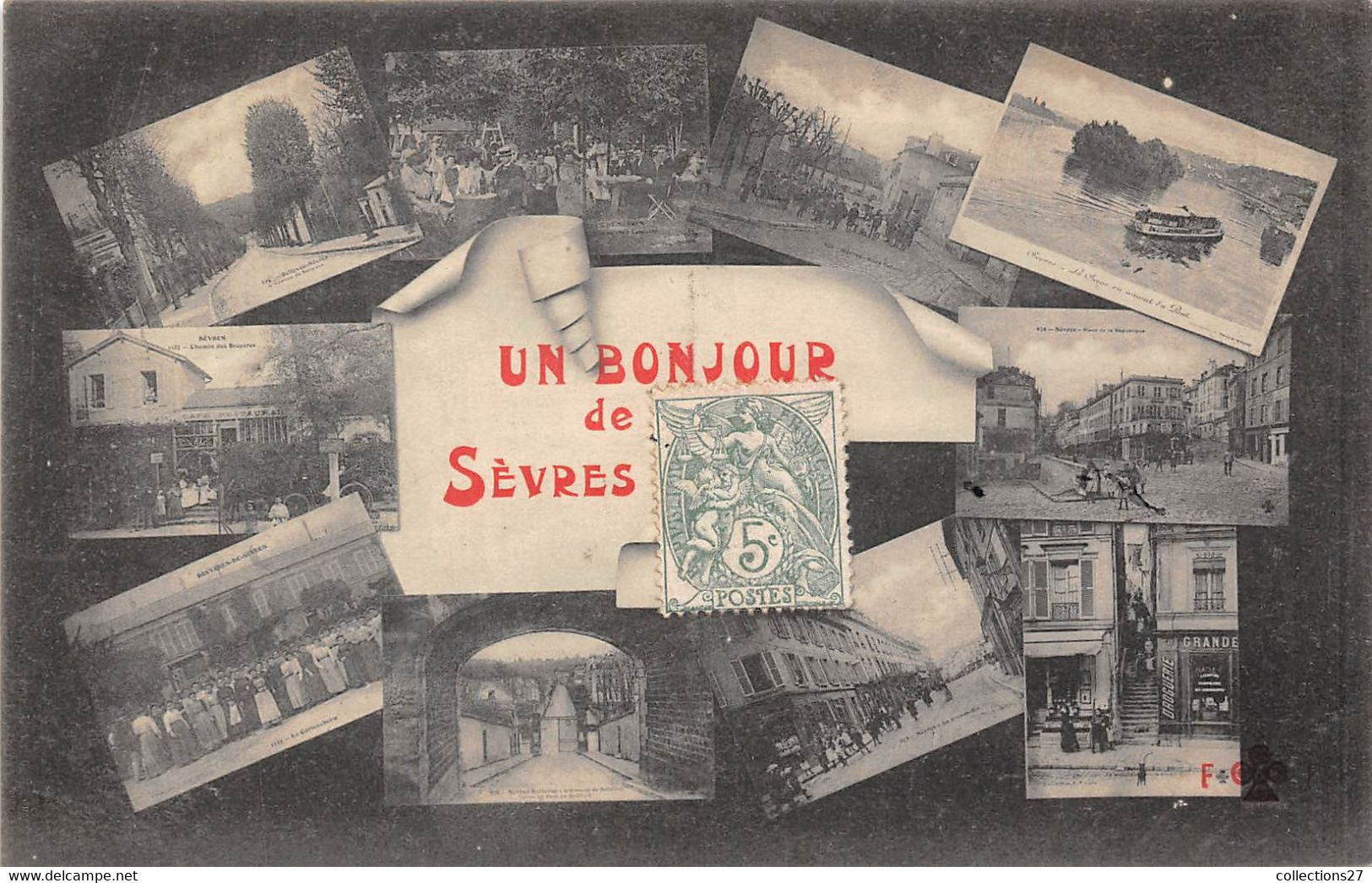 92-SEVRES- UN BONJOUR DE SEVRES MULTIVUES - Sevres