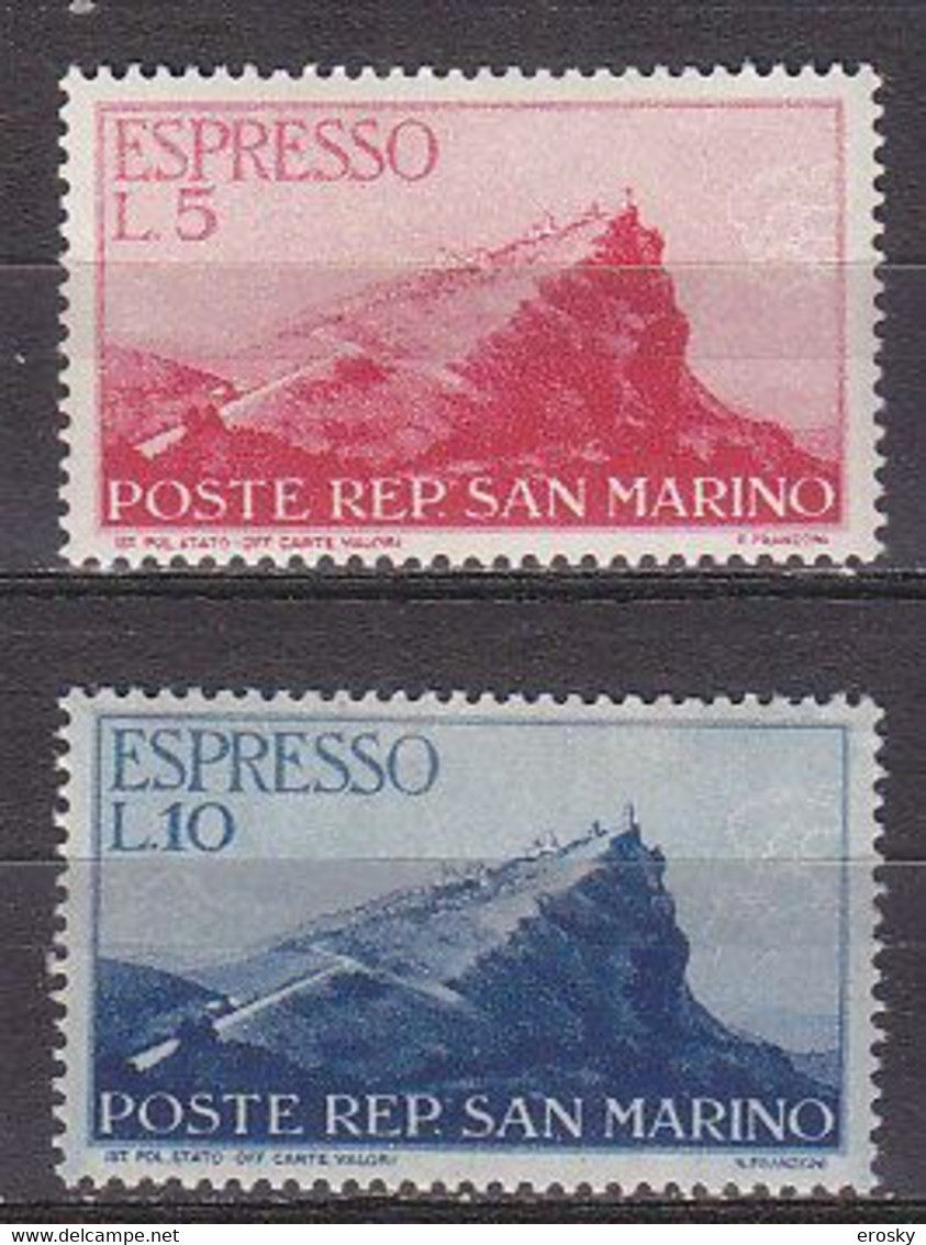 Y9223 - SAN MARINO Espresso Ss N°13/14 - SAINT-MARIN Expres Yv N°13/14 ** - Eilpost