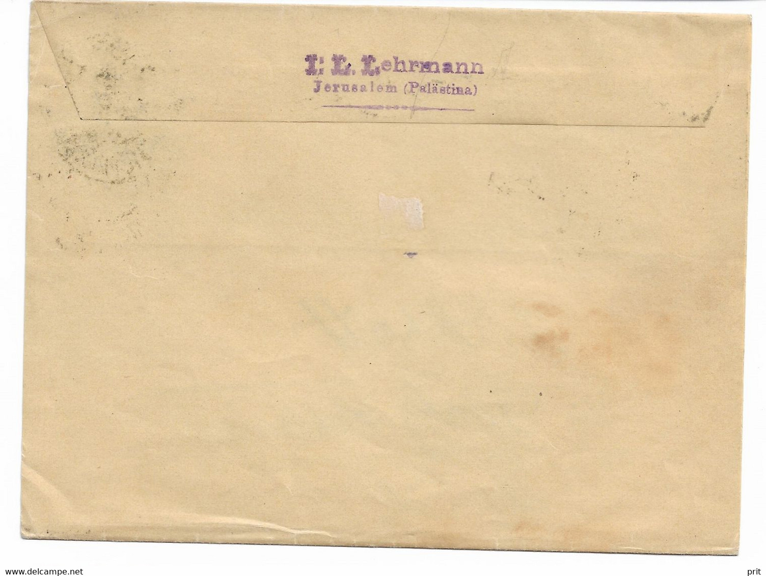 Austria Offices In Levant Palestine Turkey 1900 10P Postal Stationery Cover, Jerusalem To Glatz Silesia Kłodzko Poland. - Covers