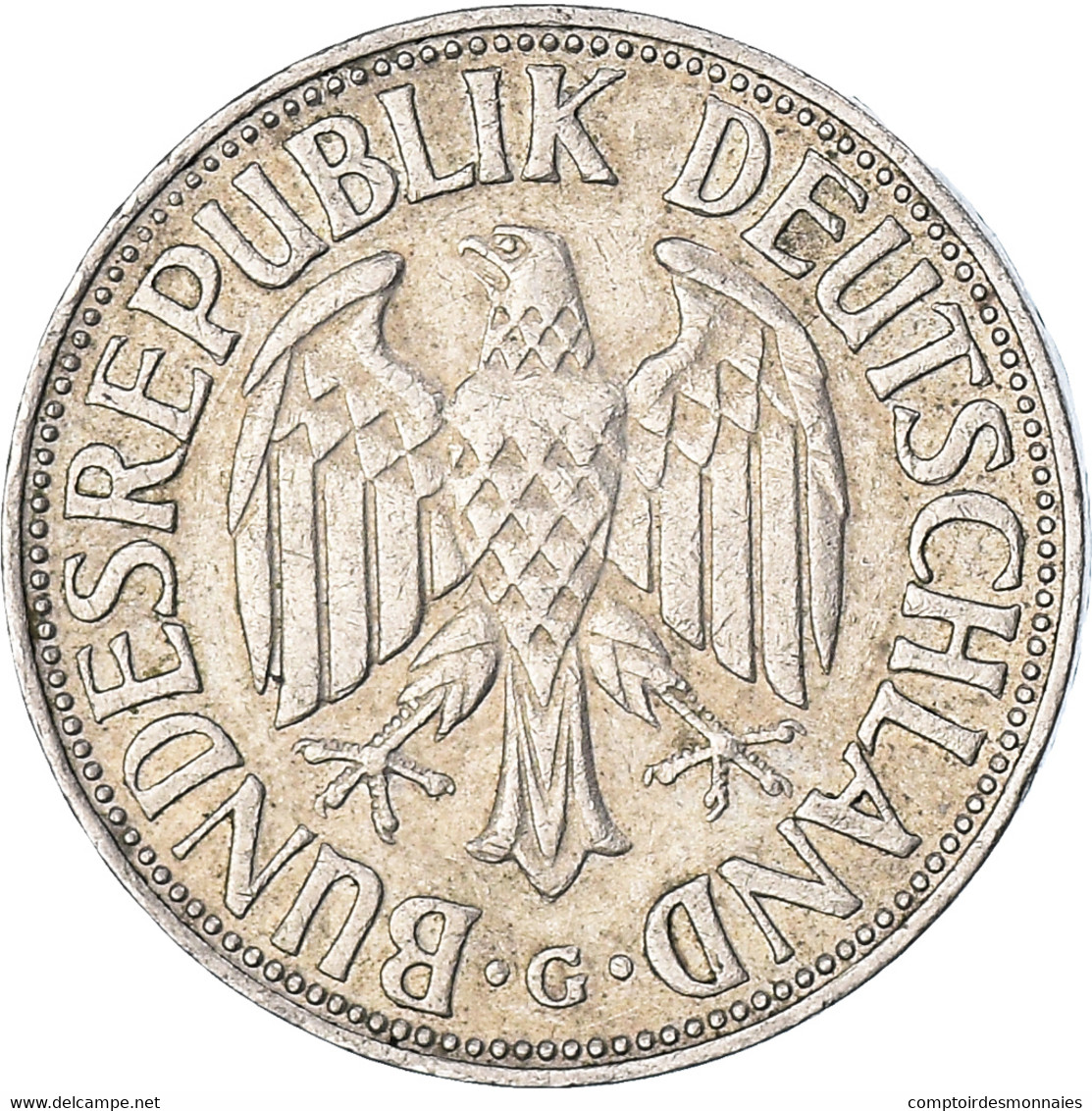 Monnaie, République Fédérale Allemande, Mark, 1967 - 1 Mark