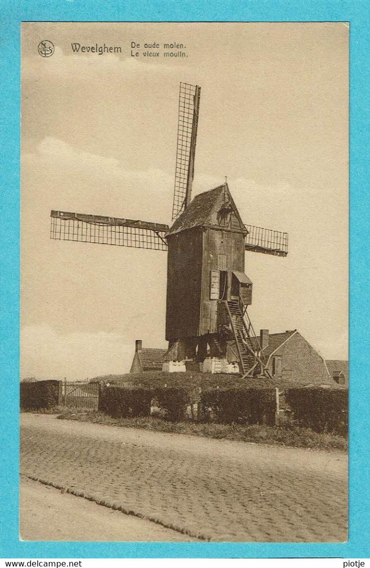 * Wevelgem - Wevelghem (West Vlaanderen) * (Nels, Uitg Vandenbroucke - Duhein) Oude Molen, Vieux Moulin, TOP, Rare - Wevelgem