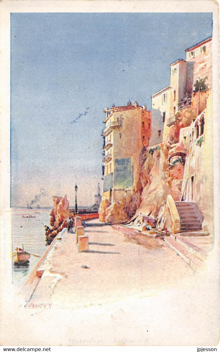 ILLUSTRATEUR - LESSIEUX - VILLEFRANCHE SUR MER - EDITION CHOCOLATS DE LA CIE COLONIALE - PUBLICITE - Lessieux