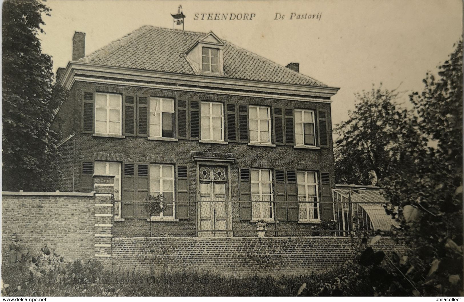 Steendorp (Temse) De Pastorij 1910 Zeldzaam Zicht - Temse