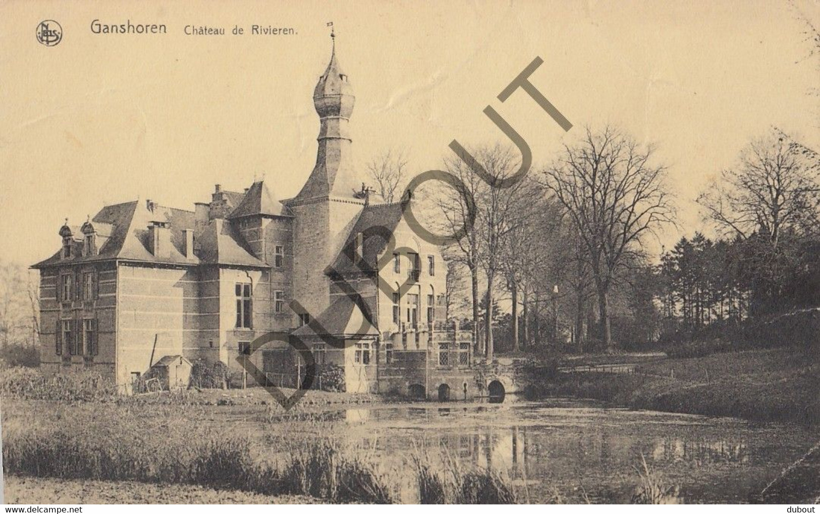 Postkaart-Carte Postale - GANSHOREN - Château De Rivieren (C2260) - Ganshoren