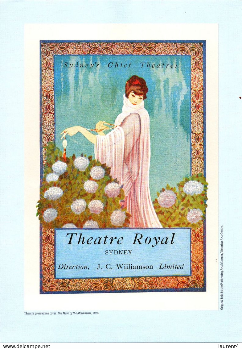 (5 H 18) Theatre 2 Reproduction Posters (size Of Items Is 18 X 24 Cm) Back Is Blank (Theatre Royal) - Théâtre & Déguisements