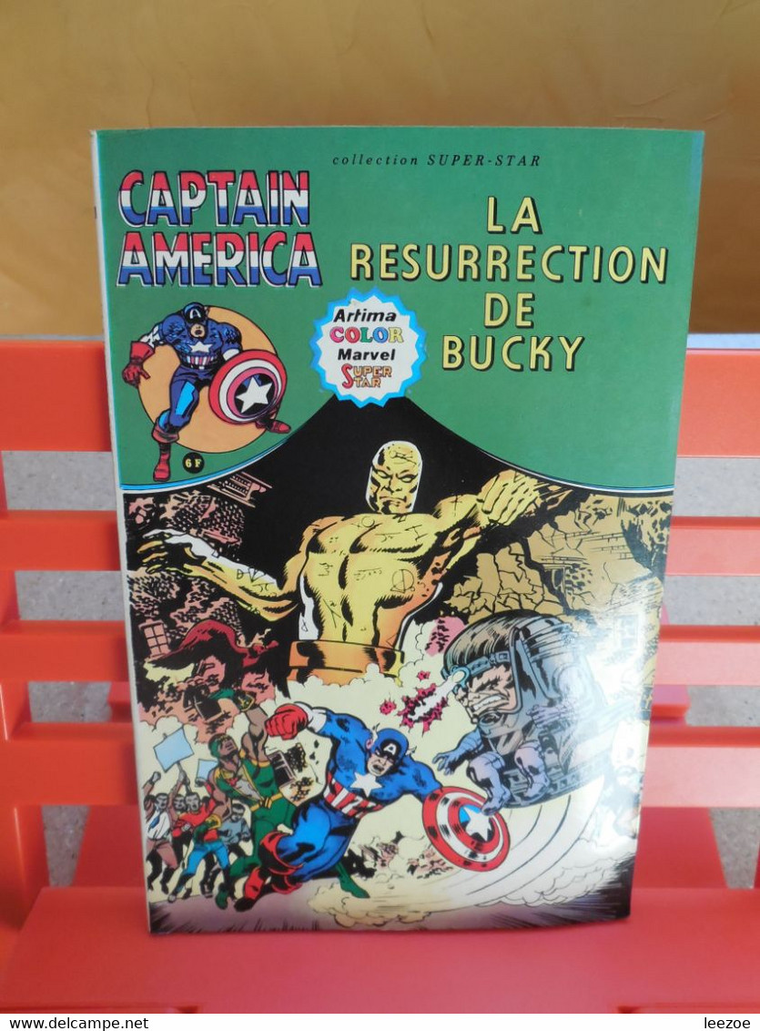 BD Captain America (1re Série - Aredit - Artima Color Marvel Super Star) LA RESSURECTION DE BUCKY....4B01 - Marvel France