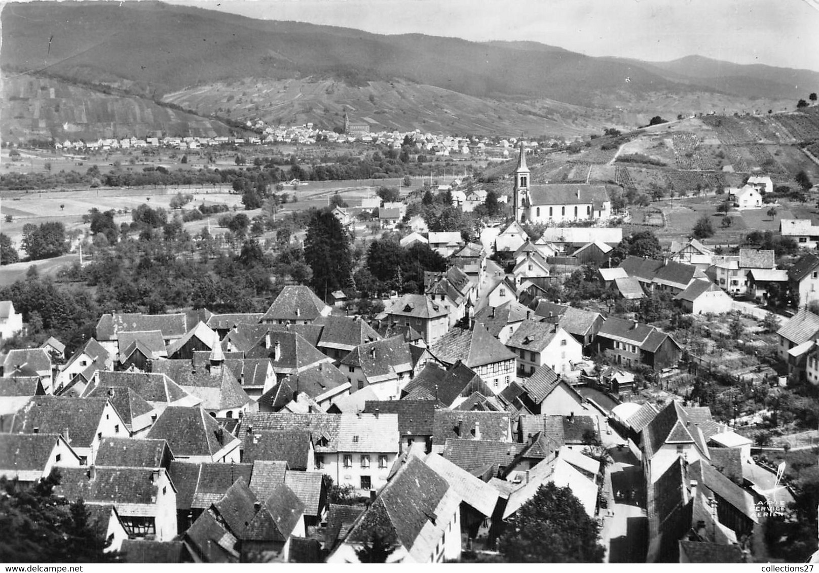 68-SOULTZBACH-LES-BAINS- VUE GENERALE AU FOND WIHR AU VAL VUE DU CIEL - Other & Unclassified