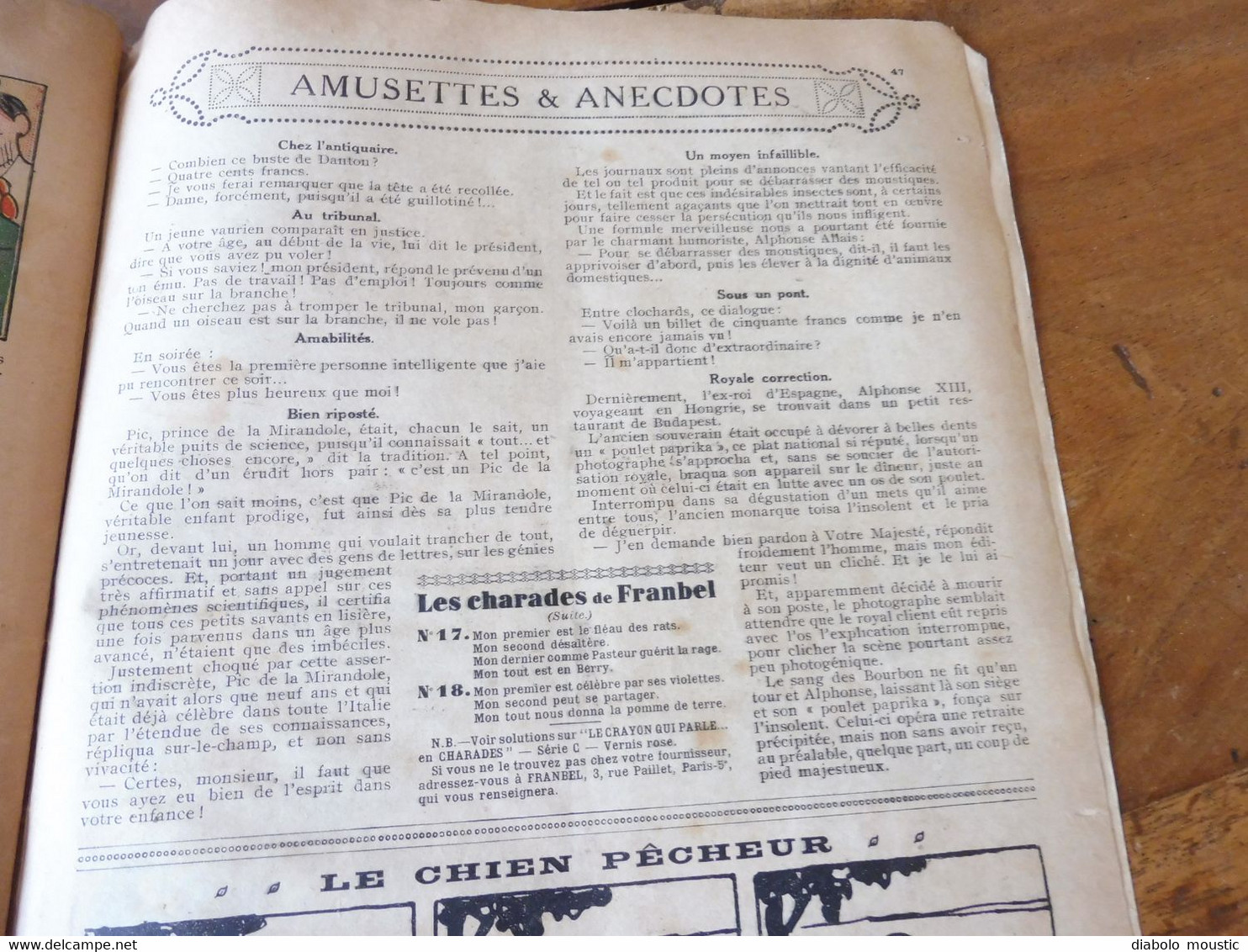 Année 1933  GUIGNOL Cinéma de la Jeunesse ...mais pas que ! ( Bascona, La Grotte du Roumi, AVIATION MILITAIRE, BD, Etc )