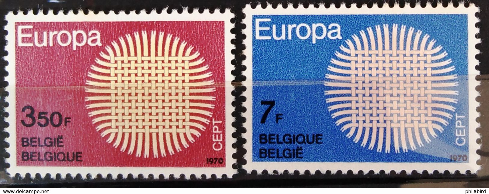 EUROPA 1970 - BELGIQUE                   N° 1530/1531                     NEUF** - 1970