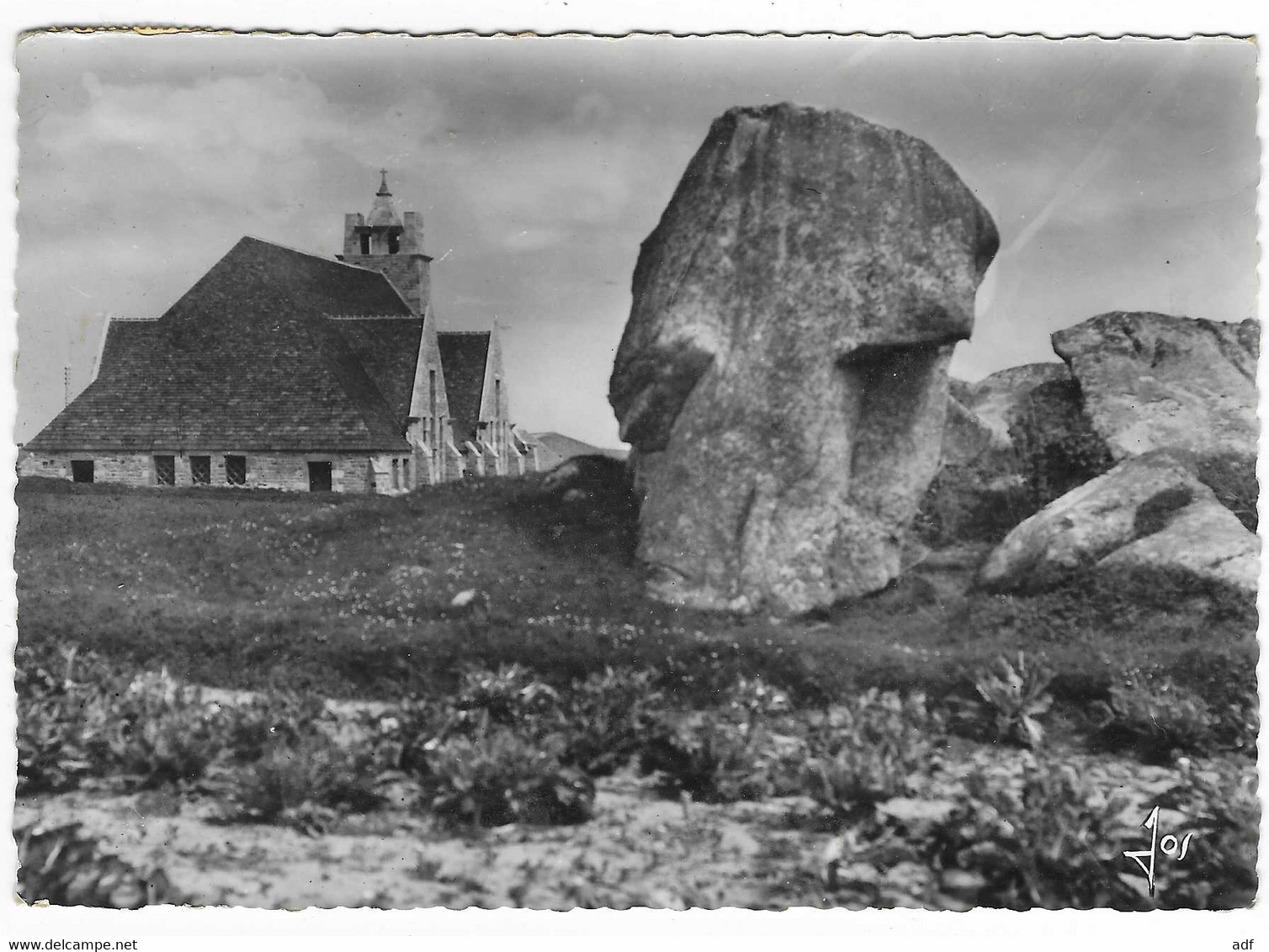 CPSM CLEDER, KERFISSIEN, ROCHERS SUR LES DUNES PRES DE LA NOUVELLE CHAPELLE SAINTE ANNE, FINISTERE 29 - Cléder