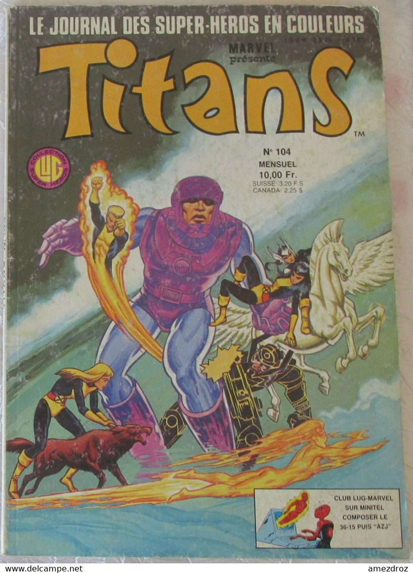 Titans Marvel N° 104 Septembre 1987 (et) - Titans