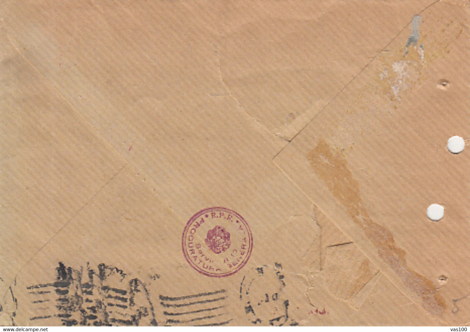 CONSTRUCTIONS WORKER STAMP ON COVER, 1957, ROMANIA - Covers & Documents