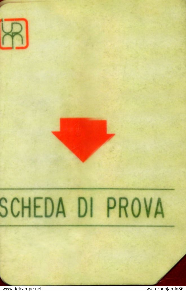 C&C 5080 SCHEDA TELEFONICA DI PROVA IPM PROTOTIPO CON DOT VARIANTE SCENTRATA - Usages Spéciaux