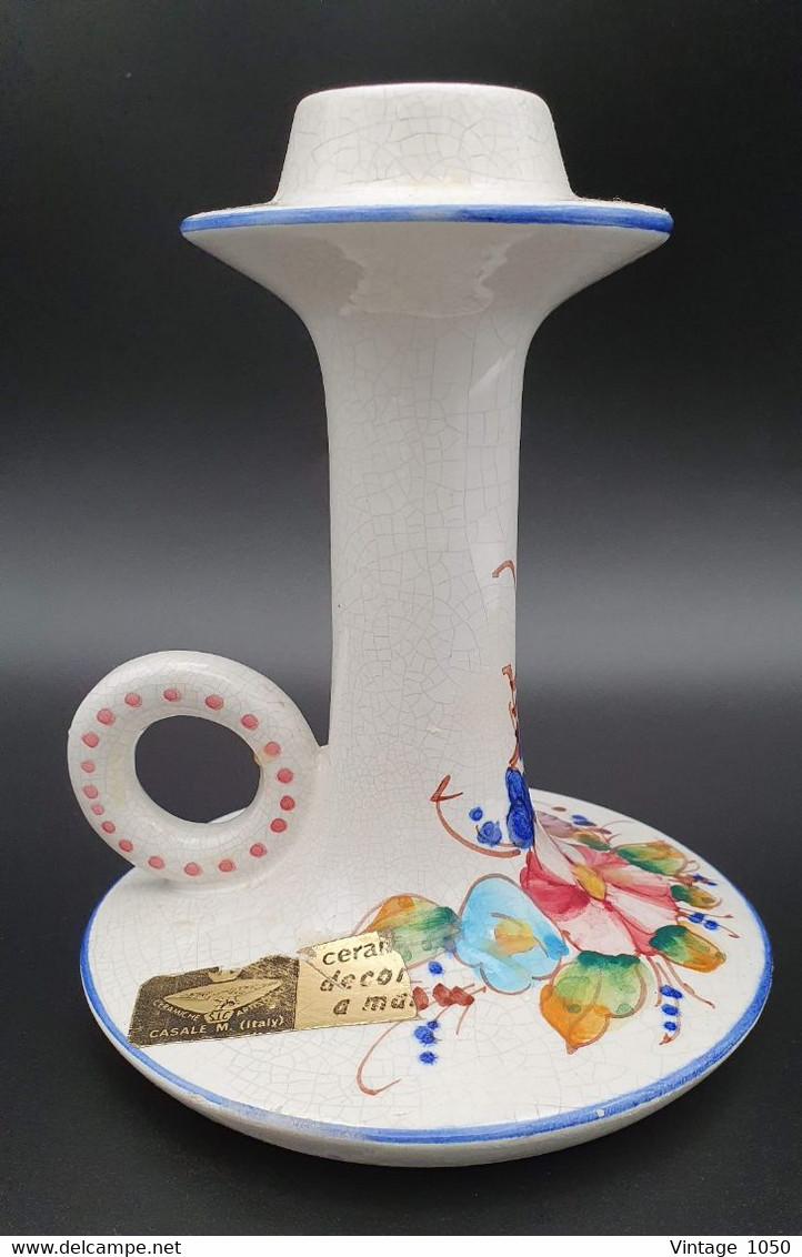 ✅ 1 Mini Chandelier Céramique Italie CASALE M 1975 signé #céramique #madeinitaly #objetdecollection