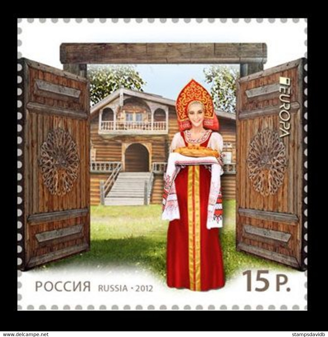 2012 Russia 1816 Europa Cept - Bread And Salt - Greeting 1,50 € - Ungebraucht