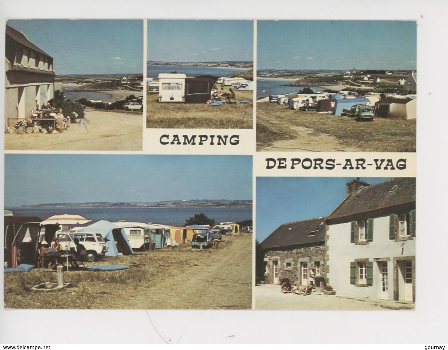 Plomodiern : Camping De Pors Ar Vagsur La Baie De Douarnenez En Bordure De Plage  (multivues) - Plomodiern