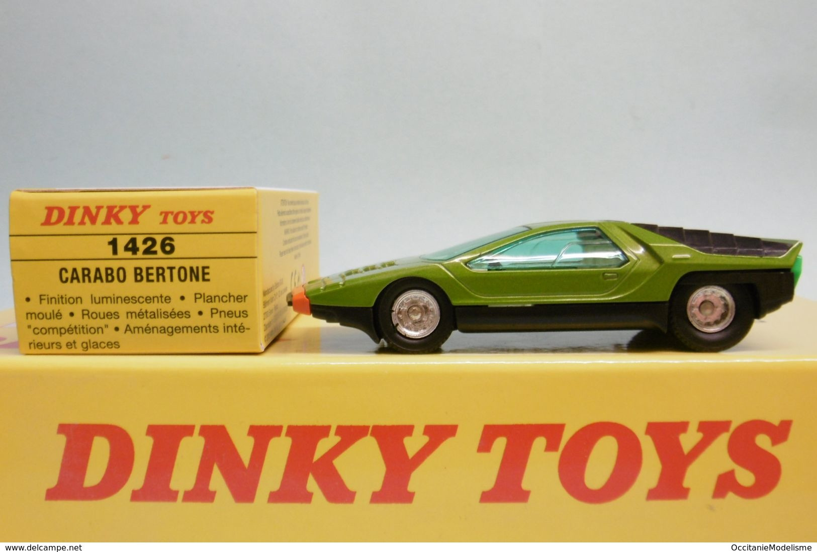 Dinky Toys / Atlas - Coffret 2 CARABO BERTONE 1970 Mécanique Alfa Roméo Réf. 1426 Neuf NBO 1/43 - Dinky