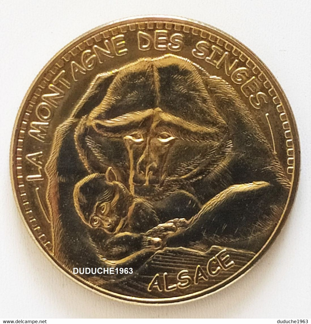 Monnaie De Paris 67.Kintzheim - Montagne Des Singes - Tête De Macaque 2013 - 2013