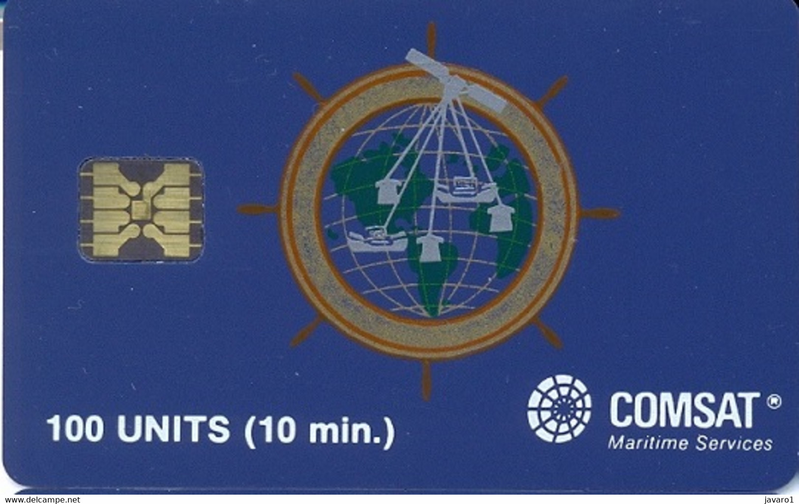 COMSAT : COM02 100u COMSAT SI-4 (ctrl 0189) MINT - Cartes à Puce