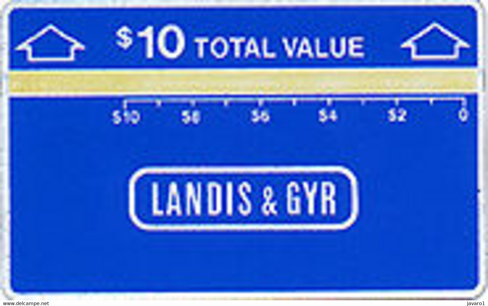 USA_ : MIC-NLT1 10$ LANDIS + GYR 701C (NYT Trial) MINT - [3] Magnetkarten