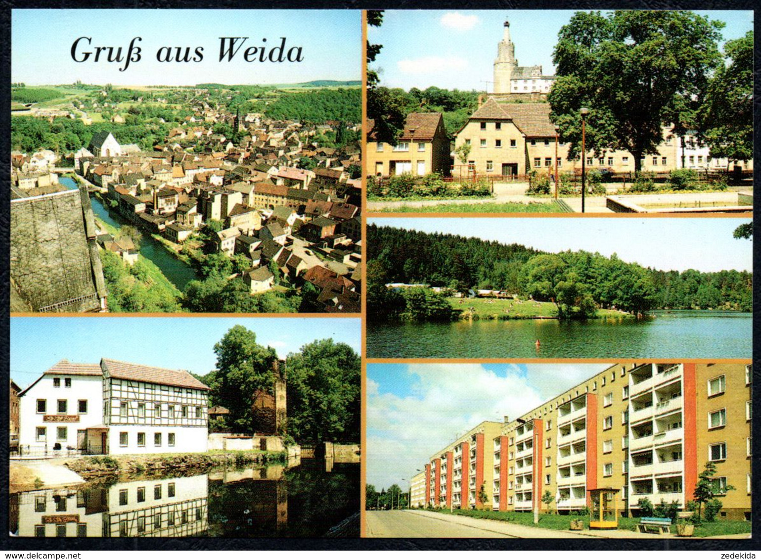 F7761 - TOP Weida Neubauten Großplatte - Bild Und Heimat Reichenbach - Weida