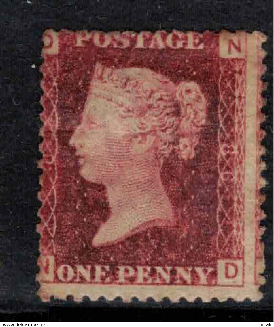 GB 1864 1d Red Plate 86 SG 48 HM #BWD4 - Neufs