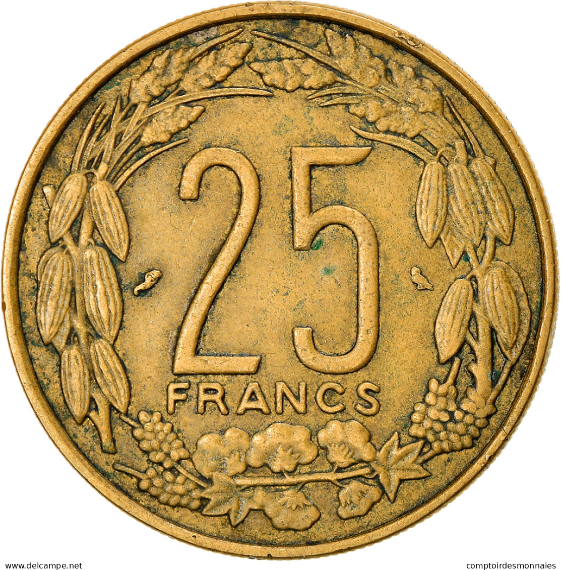 Monnaie, États De L'Afrique équatoriale, 25 Francs, 1972, Paris, TTB - Cameroun