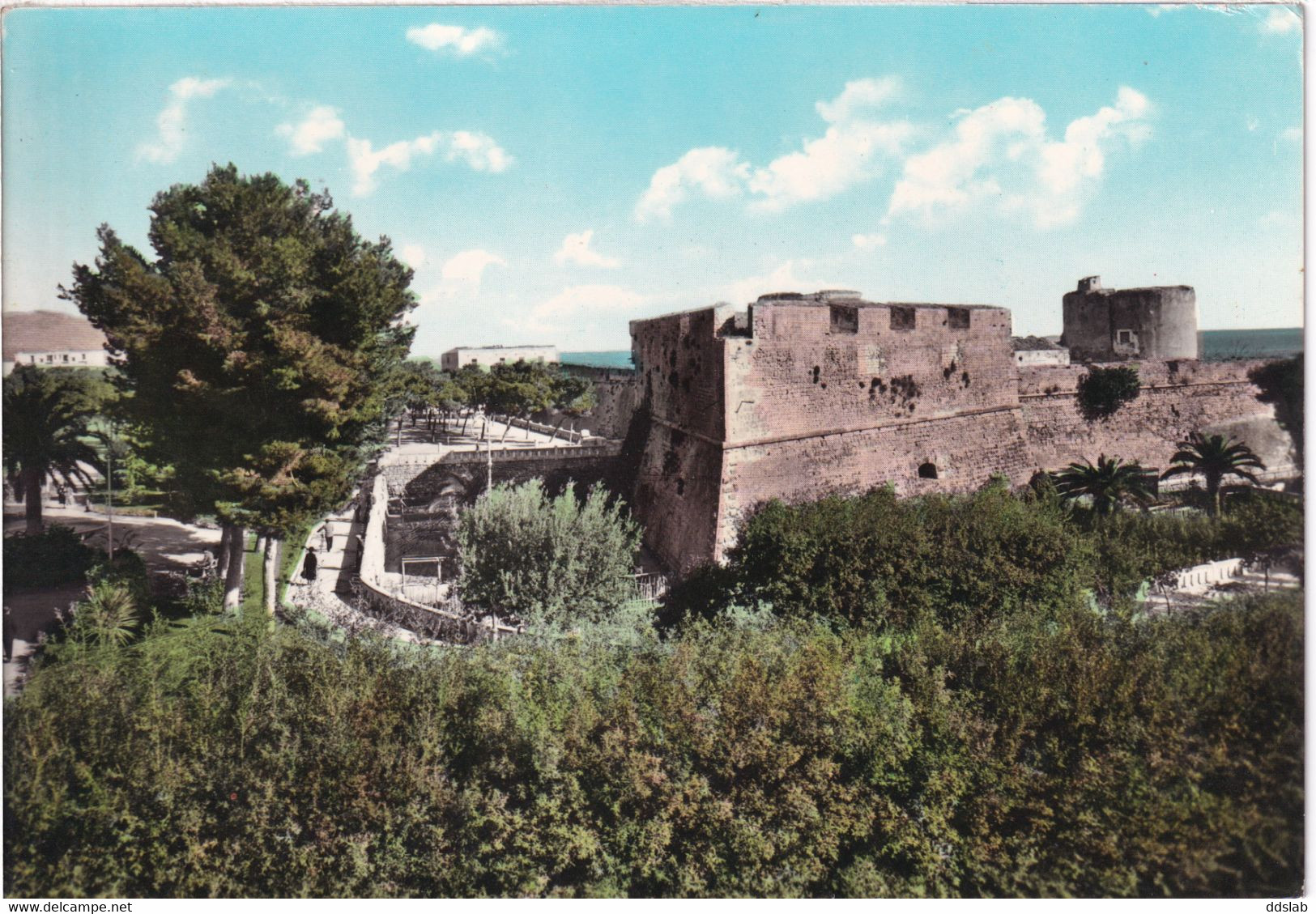 Manfredonia (Foggia) - Castello Angioino - Viaggiata 1964 - Manfredonia