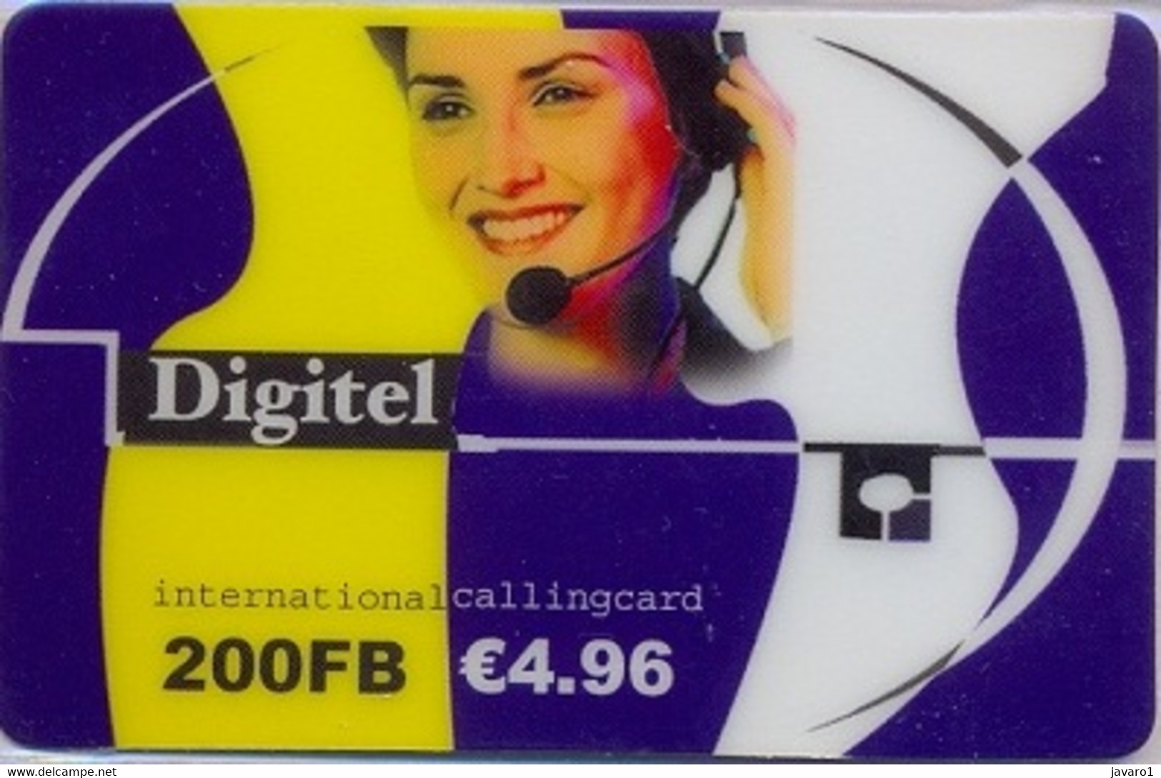 BELGIUM : BEL80 200FB E4.96 DIGITEL Web+Phoning USED - Zu Identifizieren