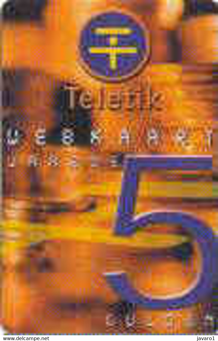 NETHERLAND : NED40 5 NLG Teletik WEBKAART USED - A Identifier