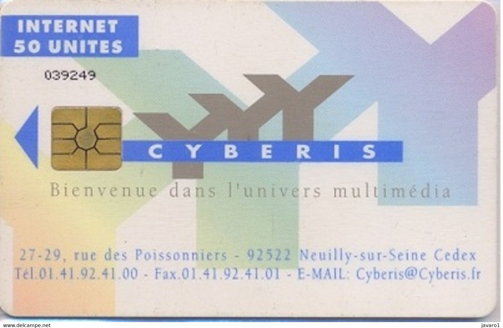 FRANCE : CYB24 50u Internet(92522) /  AG2R USED - Altri & Non Classificati