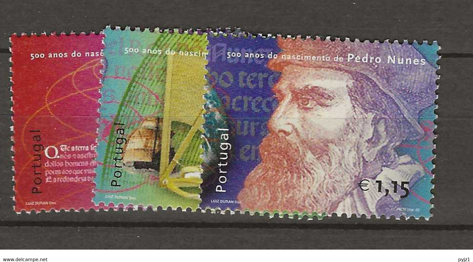 2002 MNH Portugal, Mi 2577-9  Postfris** - Unused Stamps