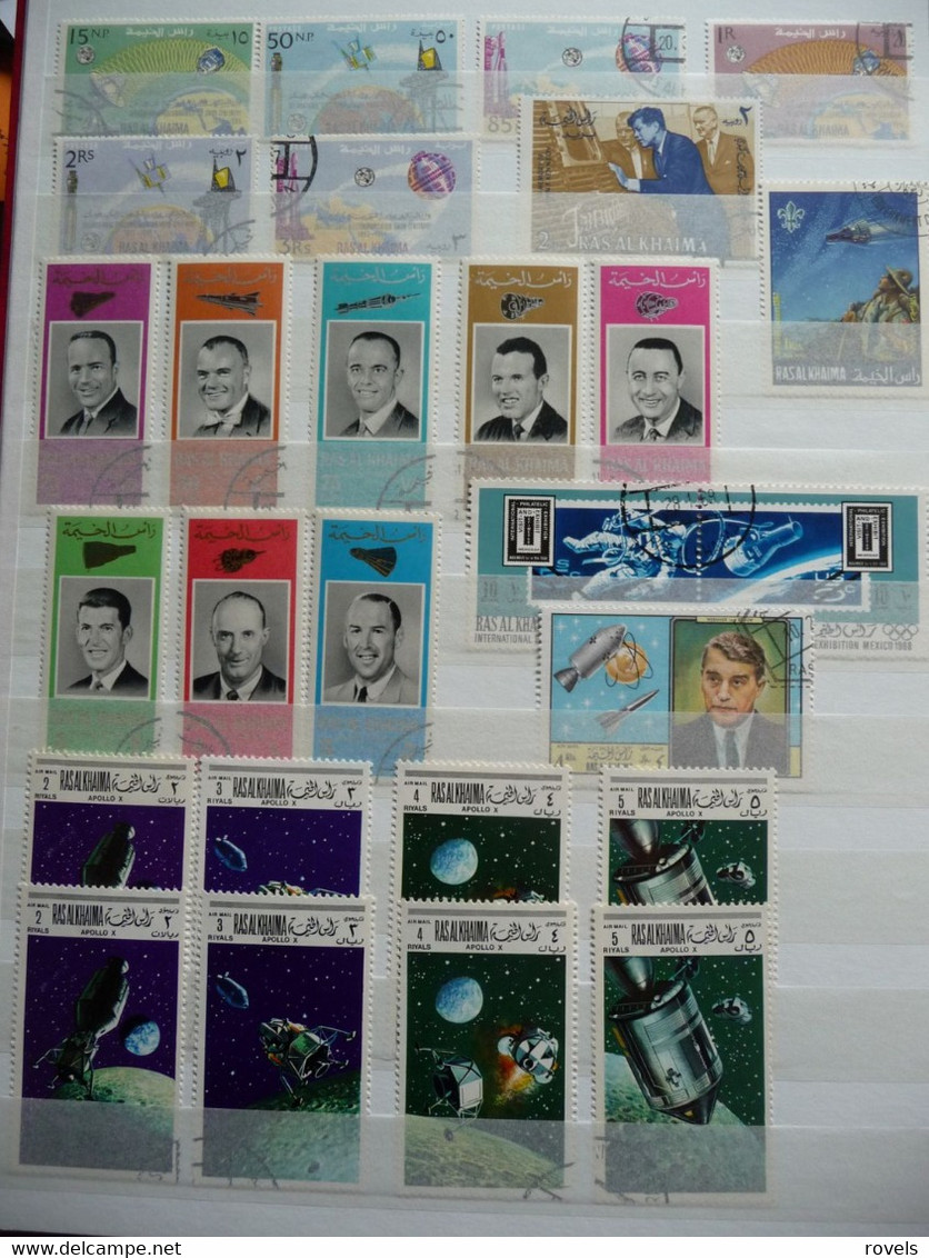 (ZK2) SPACE Collectie Thematisch Lot  RUIMTEVAART. * Collection Thematic Lot SPACE SEE THE 12 SCAN'S - Collections