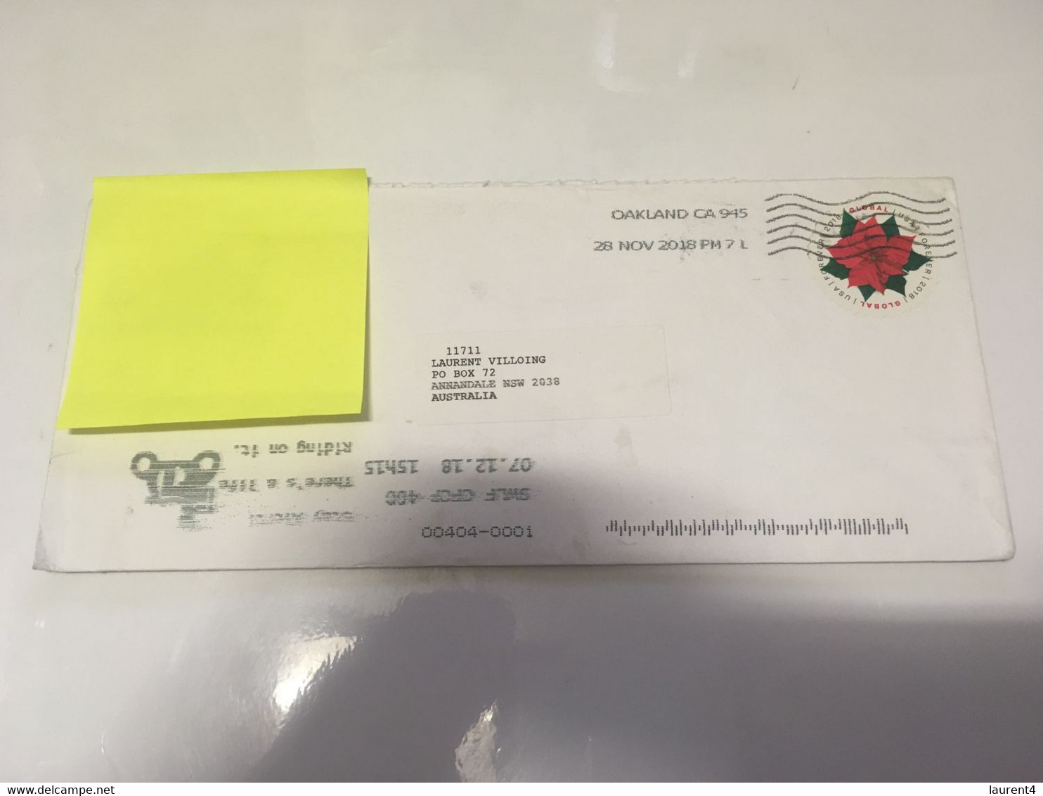 (5 H 31) USA Letter Posted To AUSTRALIA (during COVID-19) 2 Covers - Lettres & Documents