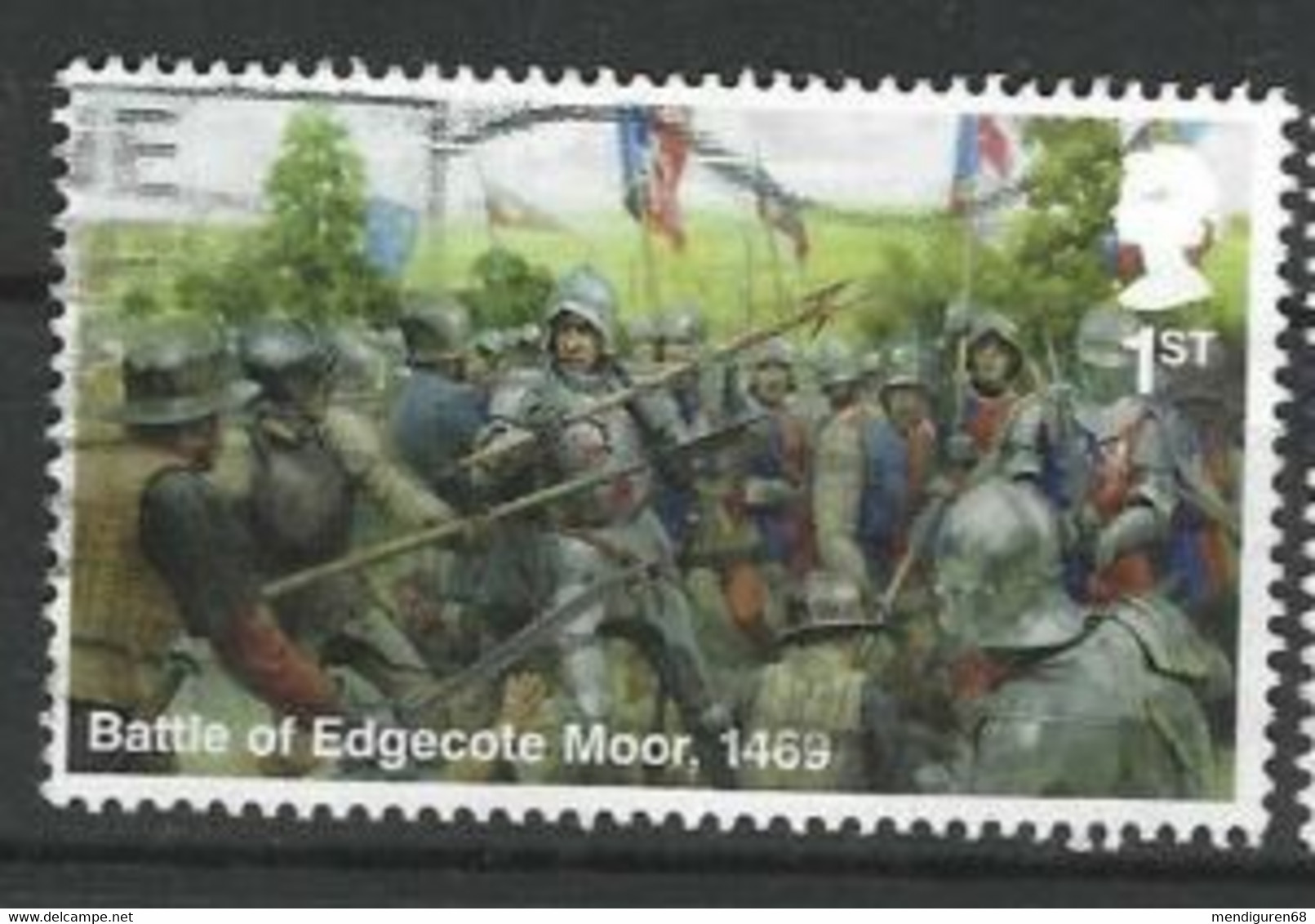 GROSSBRITANNIEN GRANDE BRETAGNE GB 2021 THE WARS OF THE ROSES: Edgecote Moor 1469 USED SG 4512 MI 4762 YT 5176 SC 4102 - Oblitérés