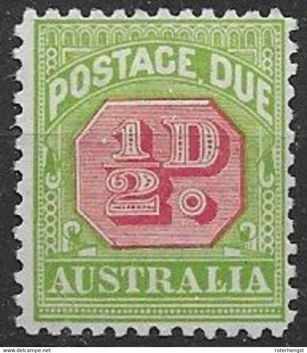 Australia Mh * 1934 Perf 11 22 Euros Wtm CA - Port Dû (Taxe)