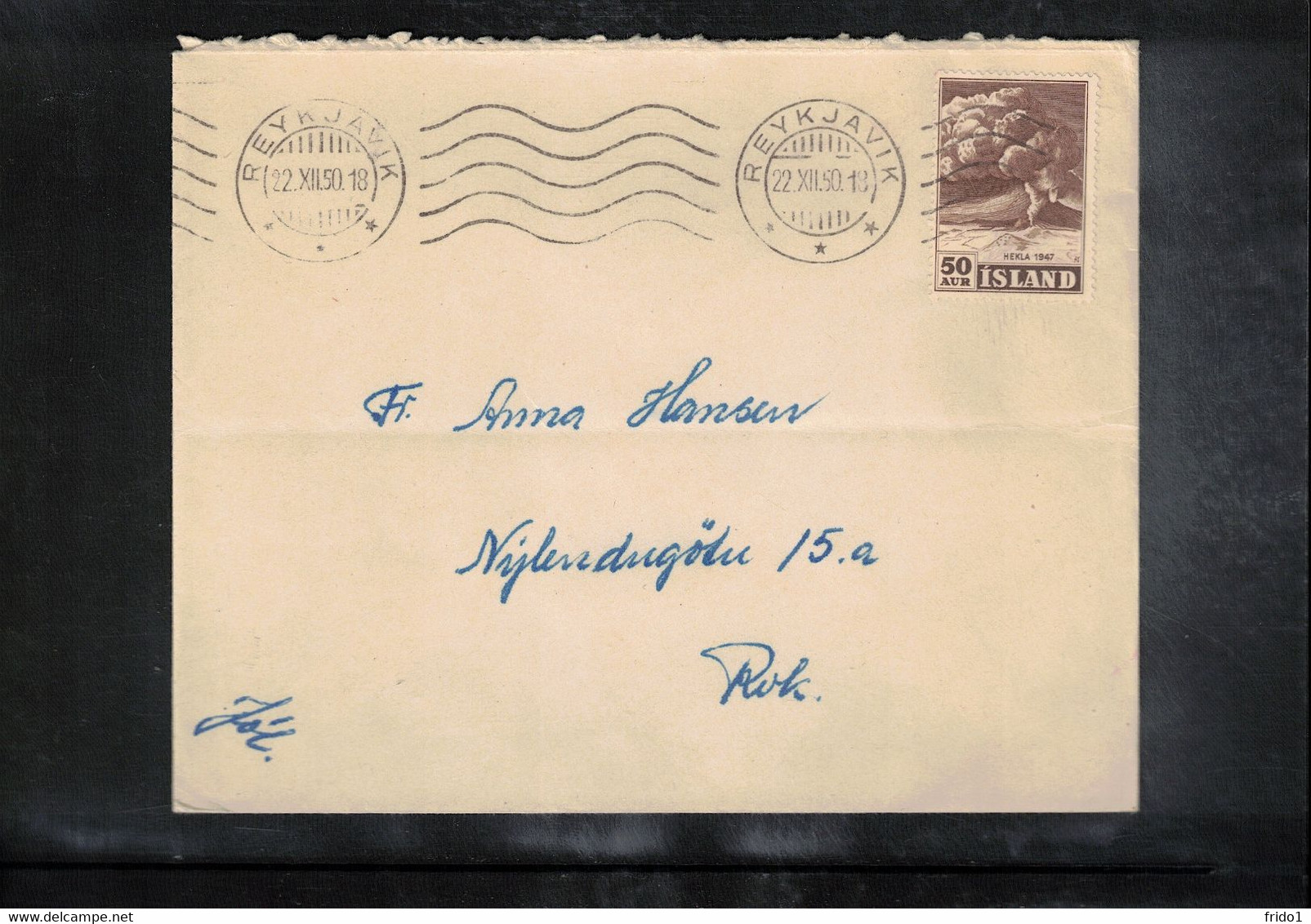 Iceland / Island 1950 Interesting Letter - Covers & Documents