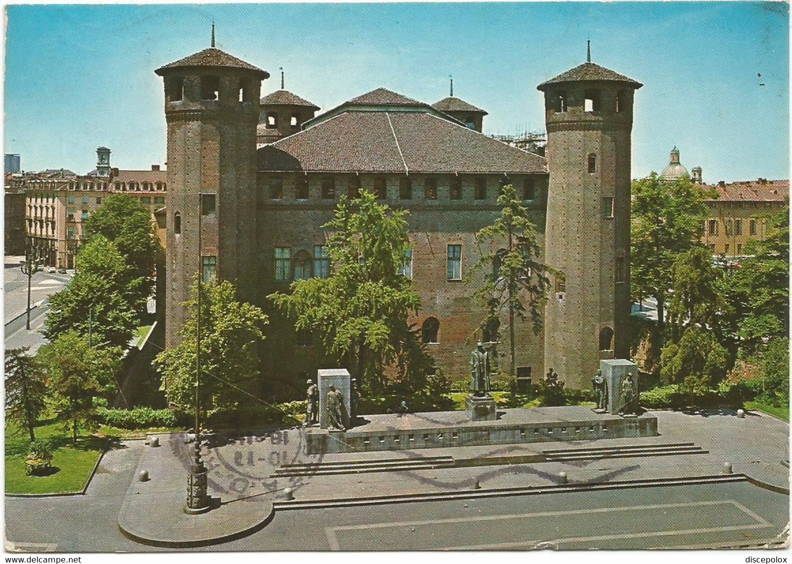 AB5108 Torino - Piazza Castello E Palazzo Madama / Viaggiata 1977 - Palazzo Madama