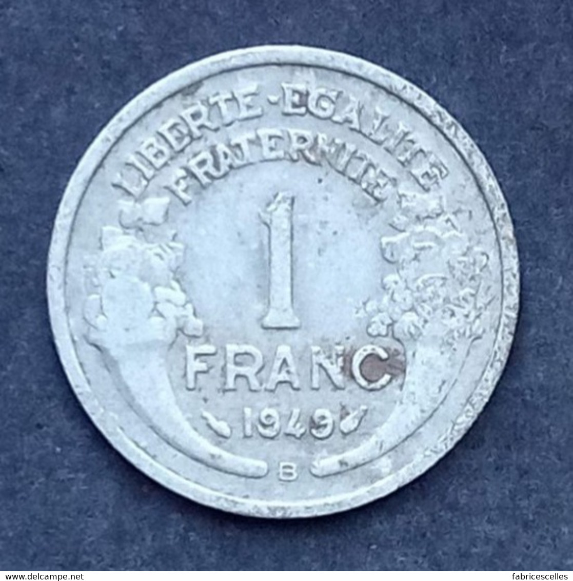 1 Franc Morlon Aluminium 1949 B - 1 Franc