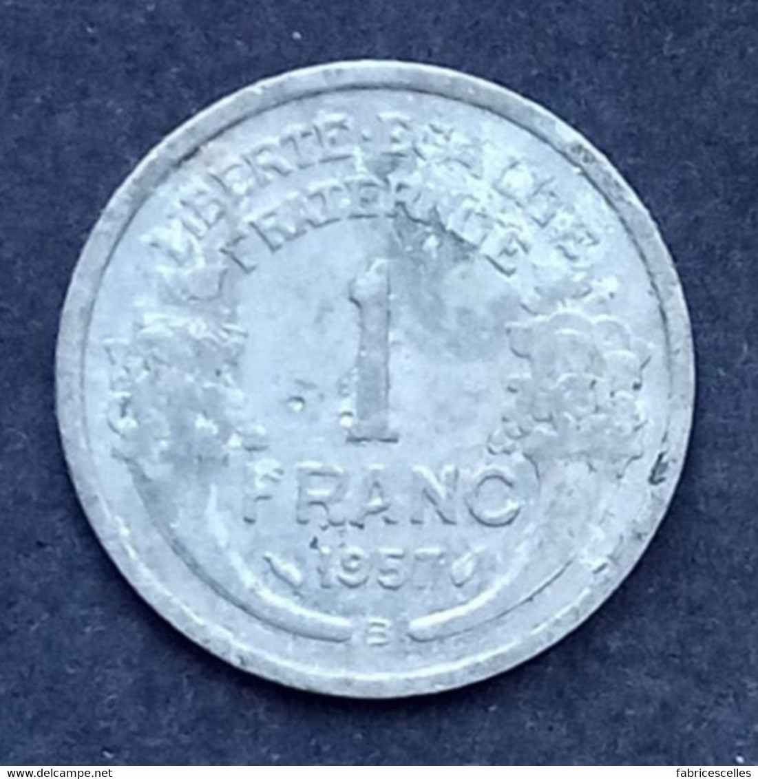 1 Franc Morlon Aluminium 1957 B - 1 Franc