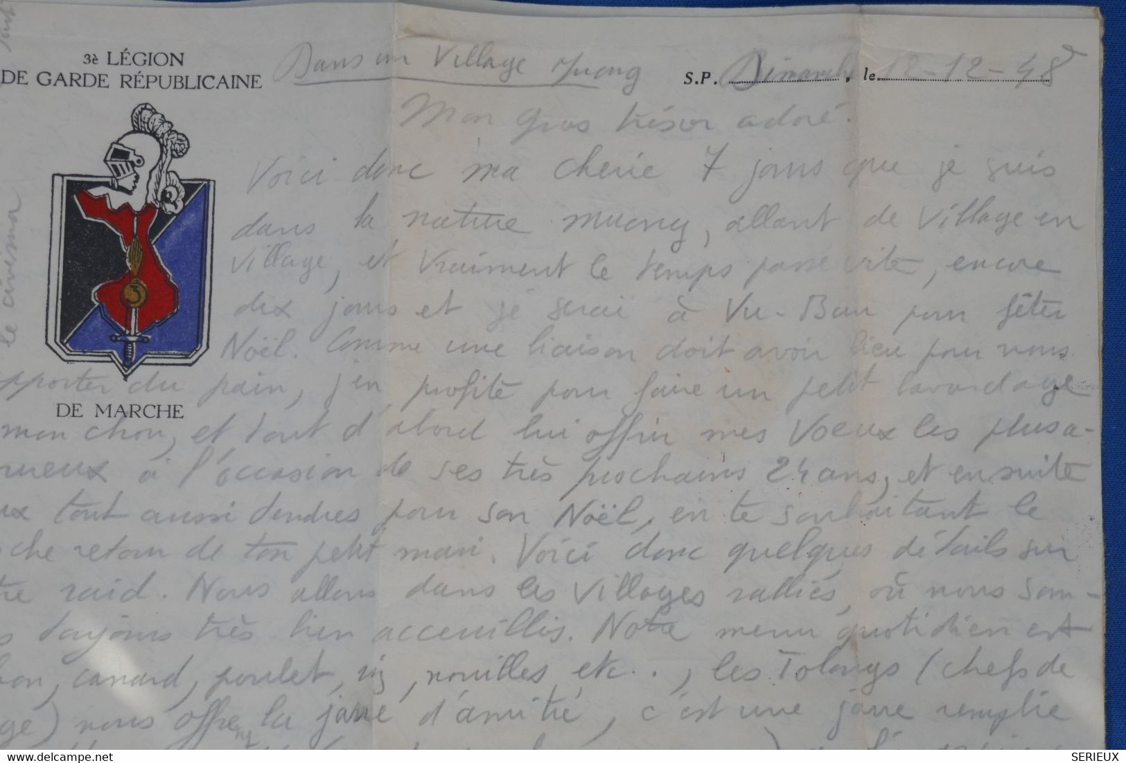 AV11 INDOCHINE  LETTRE  PURE ARCHIVE DUMONT .TOUCHANT 1947  POUR AMBOISE FRANCE +TEMOIGNAGE+ CARTE + AFFR. INTERESSANT - Airmail