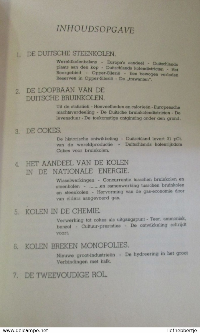 Kolen Als Wapen - Door V. Muthesius - Steenkool Energie Verwarming - Histoire