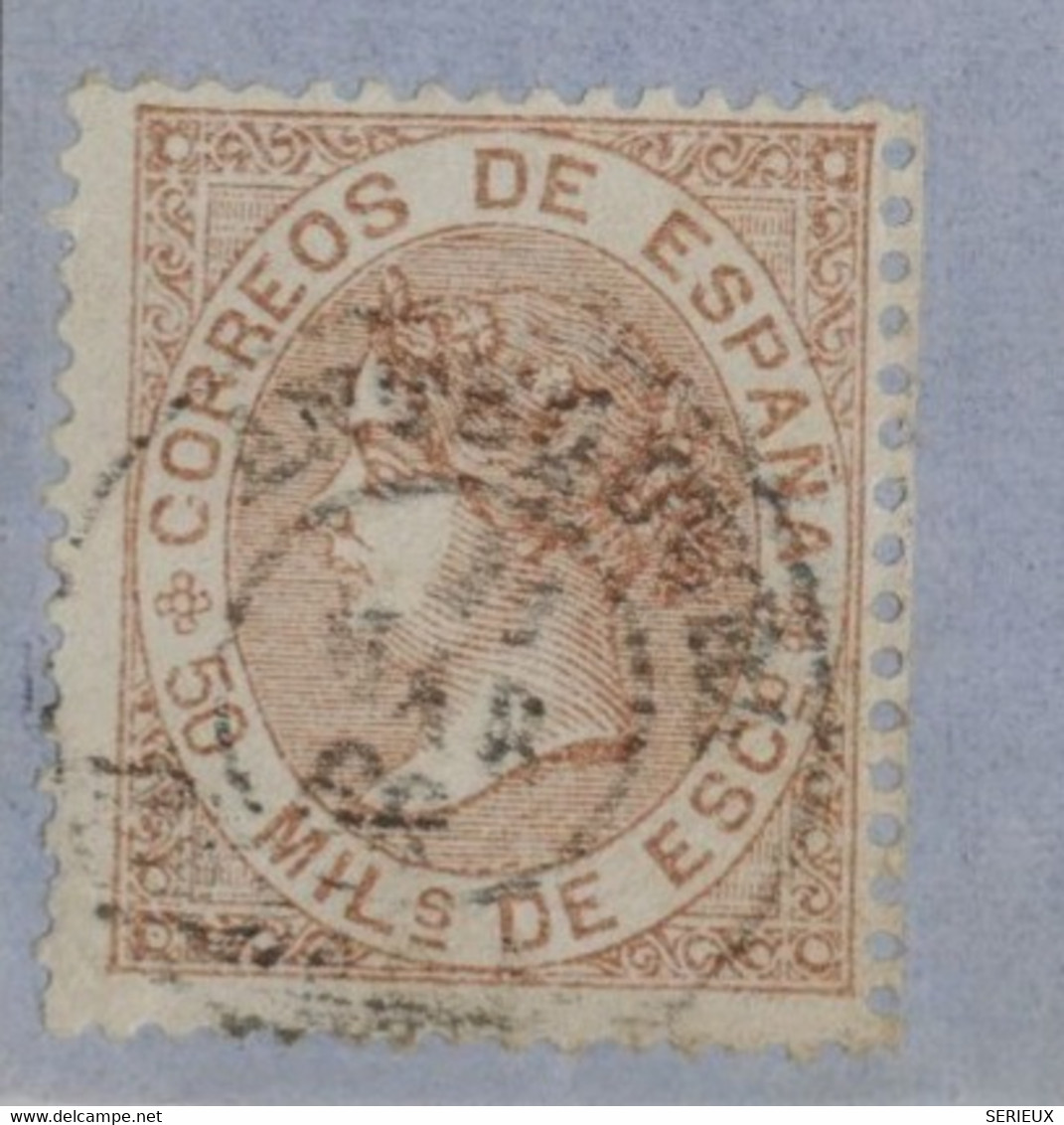 N4 ESPANA  LETTRE DEVANT 1868 + ANDALUCIA  ALTA PETIT BUREAU ANTEQUERA  POUR OSUNA+ AFFRANCH.  INTERESSANT - Covers & Documents