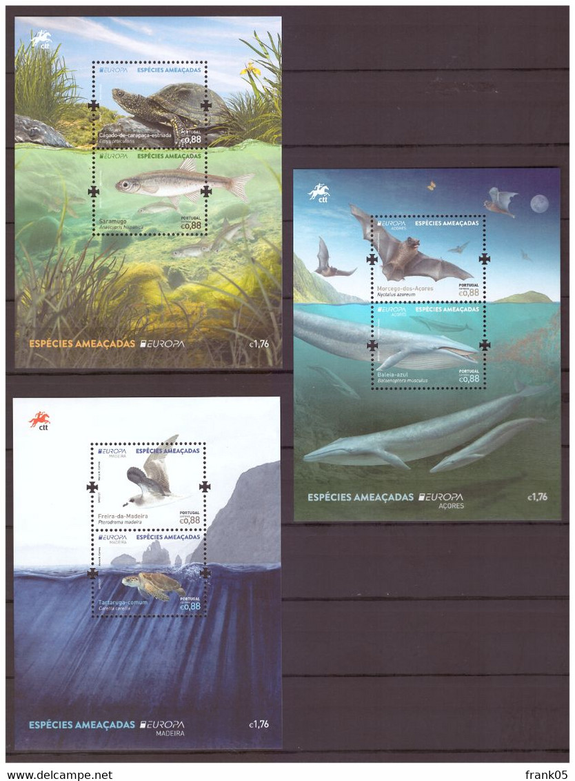 Portugal Azoren Madeira 2021 EUROPA Blöcke/souvenir Sheets ** - 2021