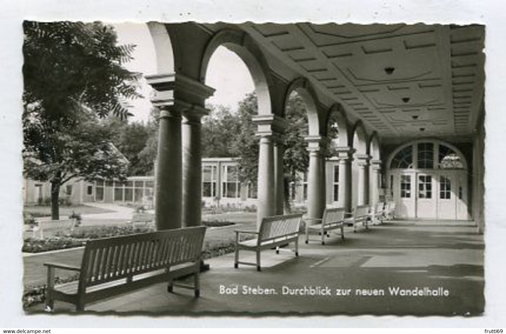 AK 057156 GERMANY - Bad Steben - Durchblick Zur Neuen Wandelhalle - Bad Steben