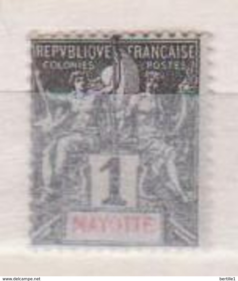 MAYOTTE      N°  YVERT   1  NEUF AVEC CHARNIERES      ( CHARN  03/ 37 ) - Unused Stamps