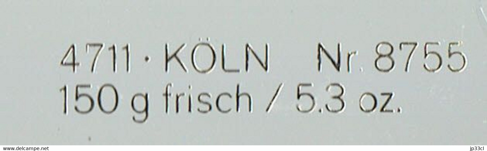 4711 Kölnisch Wasser Kordelseife (savon Ficelle) Für Dusche Und Bad (dans Son Emballage D'origine) - Kosmetika