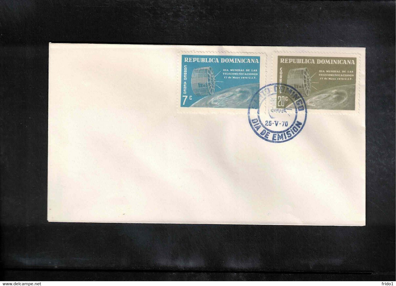 Dominican Republic 1970 Space / Raumfahrt - World Telecommunication Day FDC - Nordamerika