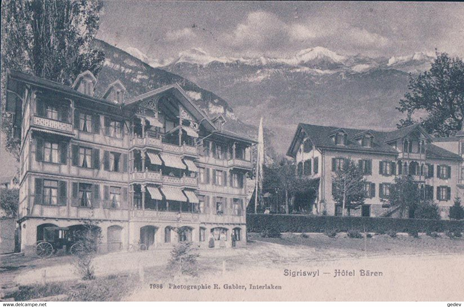 Sigriswil BE, Hôtel Bären (7986) - Sigriswil