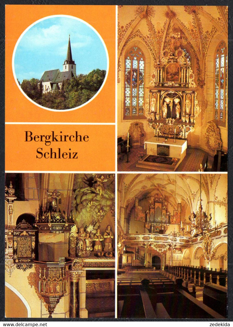 F7928 - TOP Schleiz - Kirche Bergkirche Orgel Organ - Bild Und Heimat Reichenbach - Schleiz